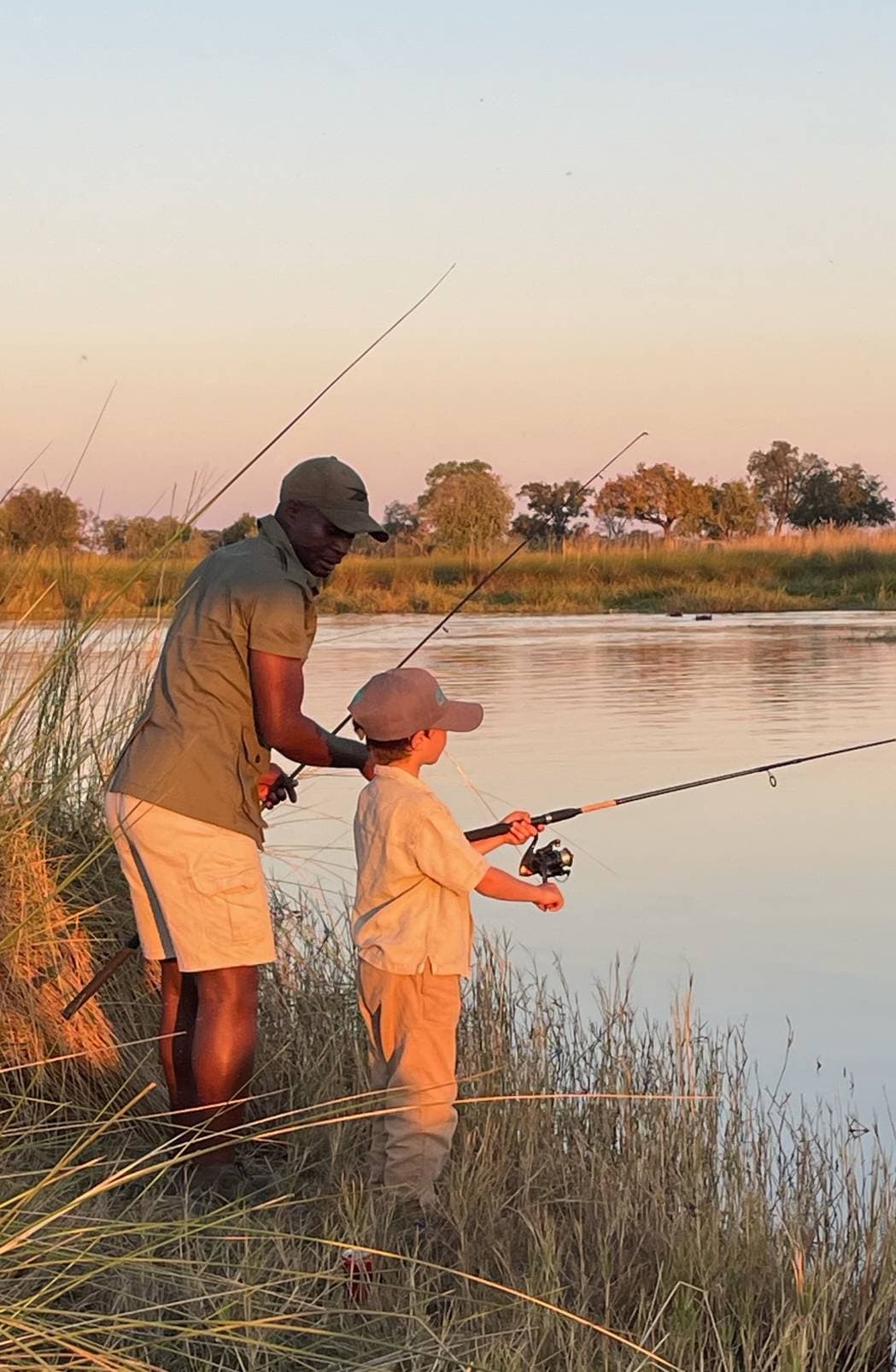Portrait representing fishing with local